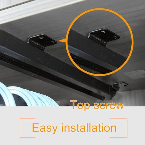 Varilla de valet extensible pesada con riel deslizante suave 3
