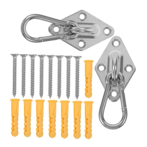 BESPORTBLE Hanging Chair Hook Swing Hooks Ceiling Mount Hangers Swing Set Bracket Heavy Duty Hammock Brackets