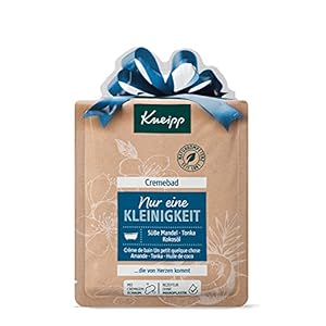Cremebad Nur eine Kleinigkeit, Süße Mandel, Tonka und Kokosöl, kleines Geschenk