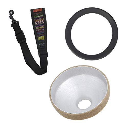 image for Absir 3pcs Alto Saxophone Silencer Set Aluminum Alloy Mute+Mute Ring+E