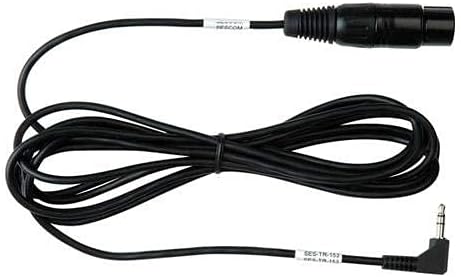 Sescom Sescom SES-TR-153 Female XLR to RA 3.5mm 1/8 Pro DSLR Mic Cable, 10 Ft