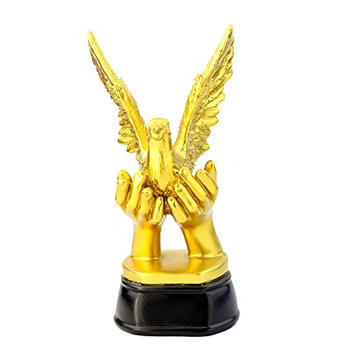 X-Trophy La Decoración del Hogar Premio De La Copa, Trofeo De Oro Paloma De La Paz, Laser Letras Libres, Coleccionables Y Los Regalos, 7.9Inch Cover