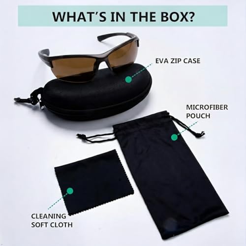 Image of Eyekepper Bifocal Sunglasses for Women Men, Rectangular Frame