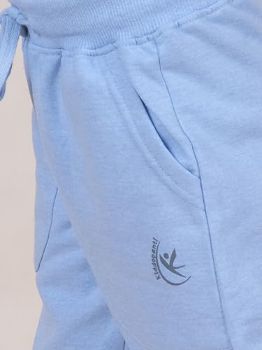 Image of KiddoPanti Boys Solid Fleece Track Pants | Cotton Poly Fleece Fabric | Ankle Length Bottom Rib | 2 Front Patch Pocket | Elastic Waist & Drawcord | Jogger Track Pants for Boys