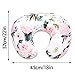 DILIMI Nursing Pillow Cover for Baby Girl and Boy, Ultra Soft Comfortable Stretchy Removable Slipcover for Newborn Breastfeeding Pillows, Watercolor Flower
