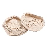 TOBBOMEY 2 piezas Funda de Lino para Cesta de Pan Redonda Cubierta Reutilizable para Fermentación Accesorios Prácticos para Hornear Casa