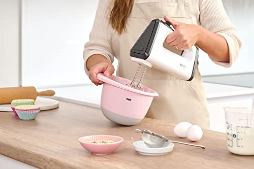 Foto von Emsa Prep&Bake Rührschüssel aus Kunststoff, 1,4 Liter, Rutschfester Boden, Ausgießrand, Stapelbar, Rosa, K3241434