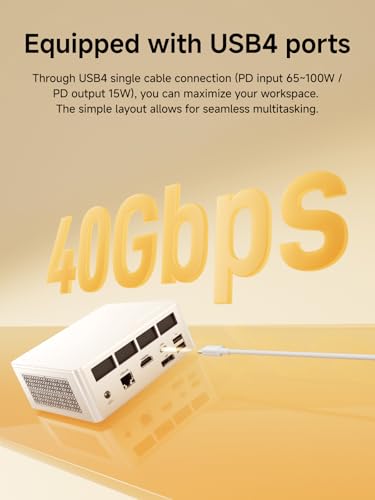 Image of MINISFORUM Mini PC M1 Lite-125U Intel Core Ultra 5 125U (12C /14T, up to 4.3Ghz), 16GB DDR5 RAM 512GB PCIe 4.0 SSD, Mini Desktop Computer Triple Display, 2.5G LAN, WiFi 6e, BT5.2