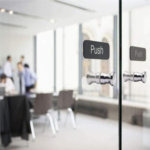 JJiaoLinin Türgriffe Innentüren, Duschtürgriffe Beidseitig Dusche Türknopf Rund Türgriff Aluminiumlegierung Türklinken Poliertes Duschtür Griff Für Duschtür Glastüren Geeignet Für Bad, Küche Und Büro