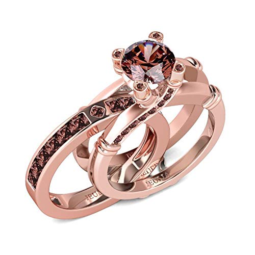 Image of Jeulia Diamond Band Rings for Women cz Sterling Silver Interchangeable Ring Sets Wedding Engagement Anniversary Promise Ring Bridal Sets