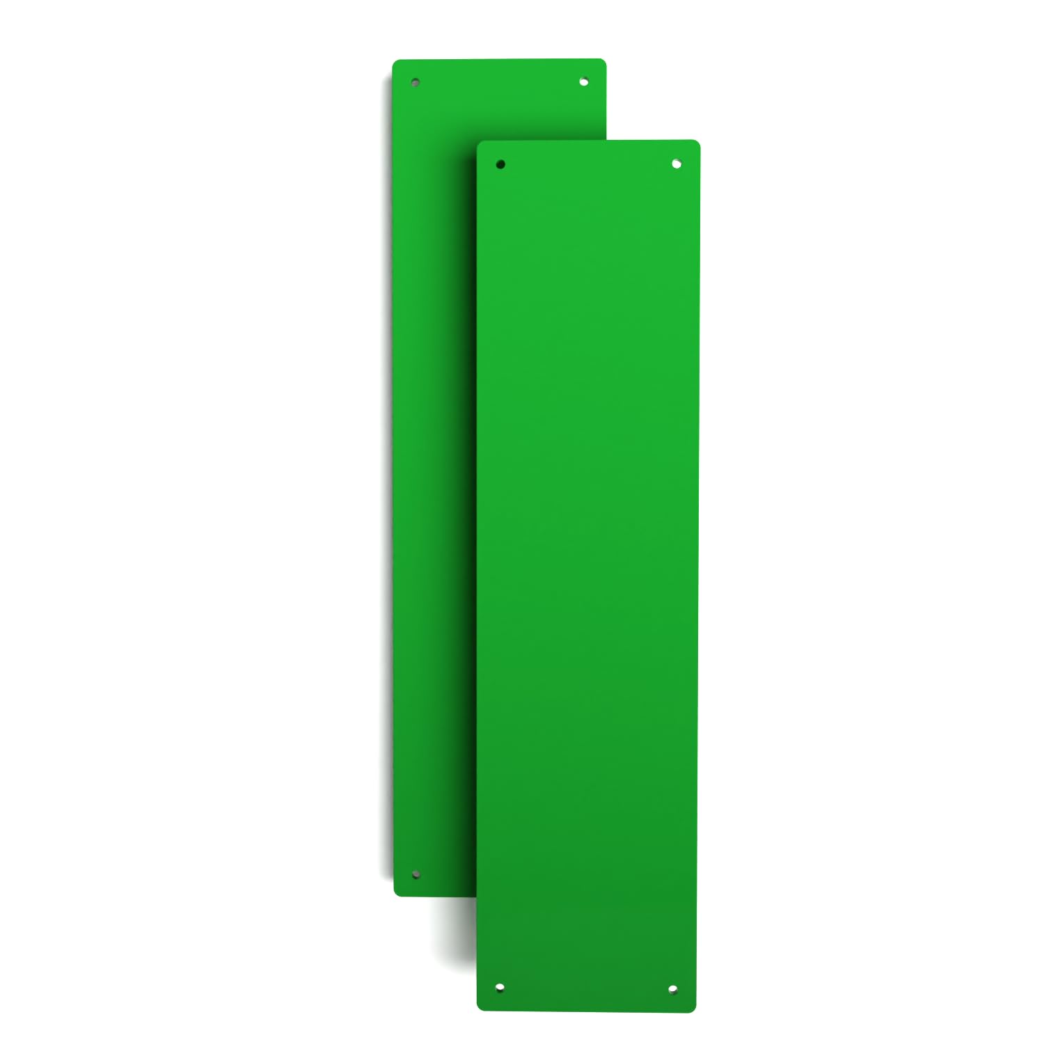 Door Finger Plate with Screws (2, Green)