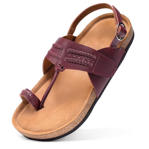 Image of Frido Puneri Chappal for Women | Ergonomic Traditional Indian Leather Chappal with Memory Foam, Wide Toe Box & Zero Drop Design | Adjustable Ethnic Footwear