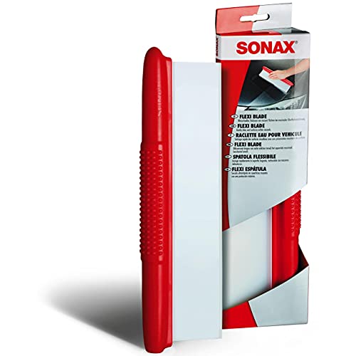 Raclette eau pour véhicule SONAX avec son gant microfibre pour séchage extérieur - 2