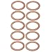 Aexit 10pcs 24mmx32mmx1.5mm Quality Parts Copper Flat Ring Sealing Crush Washer Gasket Model:13as569qo285