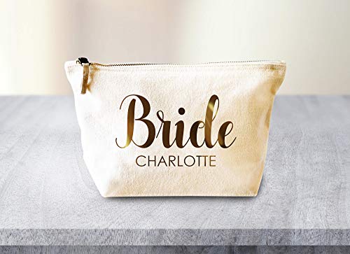 Preisvergleich Produktbild Make-up-Tasche für Brautjungfern, einzigartiges Geschenk für Brautjungfer