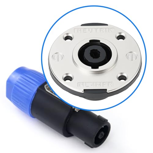 Conectores metálicos de panel OTOTEC 4x 4 pines redondos miniatura 3