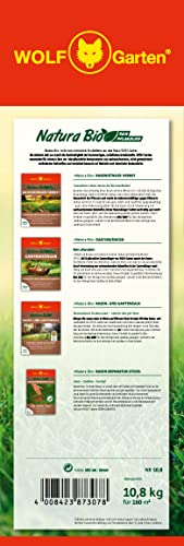 WOLF Garten WOLF-Garten - Natura Bio Rasendünger für 160 m² NR 10,8, braun