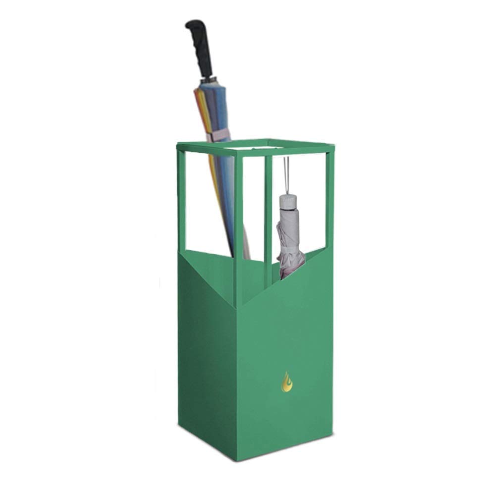 Porte-parapluies en fer forgé robuste pour éviter les sols inondés dans l'entrée