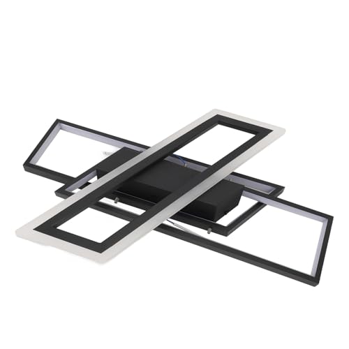 Aolidsive Lámpara de Techo LED, Diseño Moderno con Función de Memoria, Lámpara de Techo Rectangular Regulable para Dormitorio y Sala de Estar