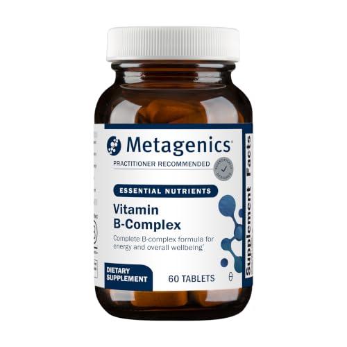 Metagenics Vitamin B Complex, Active B6 B12 Folate Energy, 60 Tablets