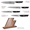 Klaus-Meyer-5-Piece-Damascus-Knife-Block-Set-67-Layer-High-Carbon-Damascus-Steel-Ultra-Sharp-Kitchen-Knife-Set-with-Magnetic-Wooden-Block Klaus Meyer 5 Piece Damascus Knife Block Set, 67-Layer High Carbon Damascus Steel, Ultra-Sharp Kitchen Knife Set with Magnetic Wooden Block