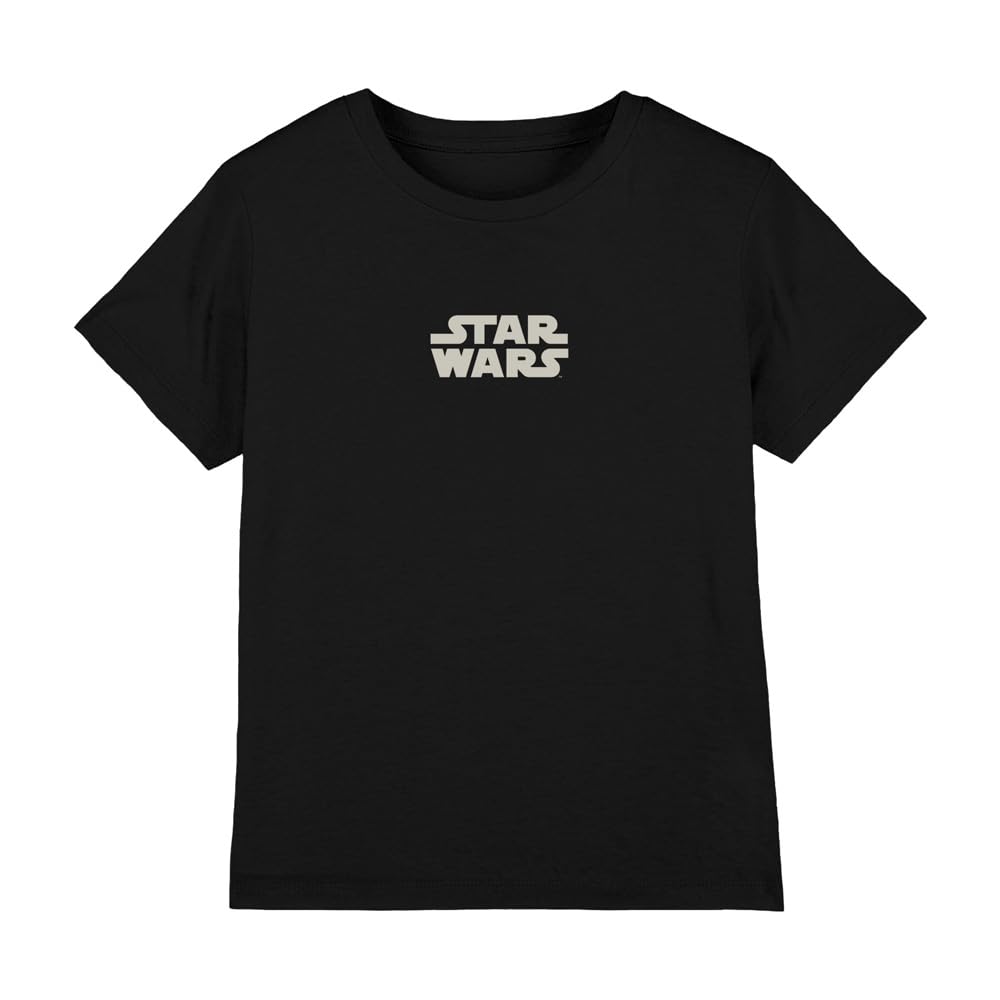 Star Wars Boys Empire Strikes Back Unisex Kids T-Shirt, Black, 3-4 Years UK