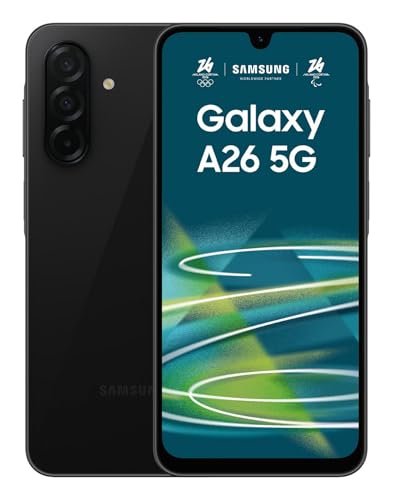 SAMSUNG Galaxy A26 256GB 8GB 256GB Black (SM-A266BZKCEUE) – [Versiones italiano, húngaro, polaco, rumano, austriaco y suizo]