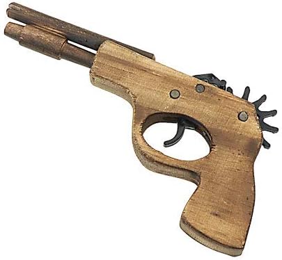 Amazon 木製ゴム銃 ピストル型 アイボリー モデルガン 通販