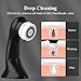 TOUCHBeauty Facial Cleansing Brush for Men Face Scrubber with Advanced PBT Bristles Spin Brush & Stand, Facial Cleansing System Designed for Men | Dual Speed, Waterproof, Battery Powered TB-0759M