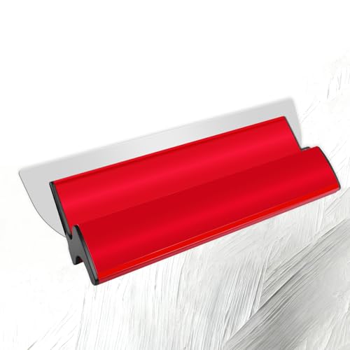 Skimming Blade 25cm (10 Inch) Plaster Skimmer & Skimming Tool Drywall Skimming Blade Stainless Steel Plastering Tool with Z-Shaped Handle for Drywall Finishing Render & Decorative Coatings