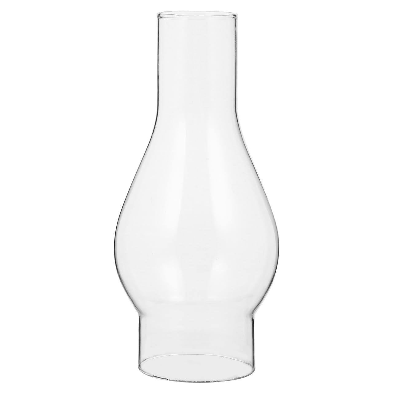 Operitacx Clear Oil Lamp Chimney: Glass Kerosene Lamp Shade - Hurricane Light Globe Cover for Oil Light - Decorative Glass Chimney for Home Lighting