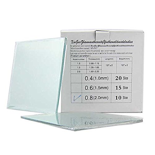 Airgoesin Dental Lab Splint Thermoforming Material for Vacuum Forming Hard 2.0mm, 10pcs/pk