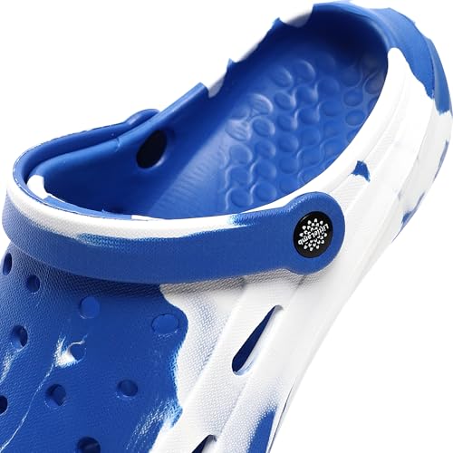 Image of Kids Boys Girls Classic Camo Garden Clogs & Mules | Lightweight Summer Shoes - Quick-Dry Non-Slip Beach Clogs