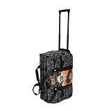 Bioworld Naruto 17-Inch Wheeled Duffle Bag - Officially Licensed Travel Companion