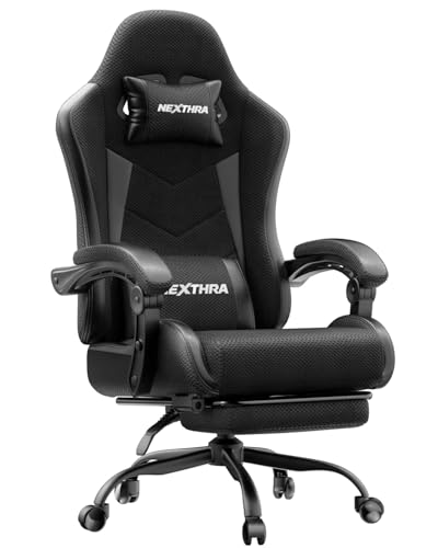 Nexthra Gaming Stuhl Bürostuhl Gaming Sessel mit...