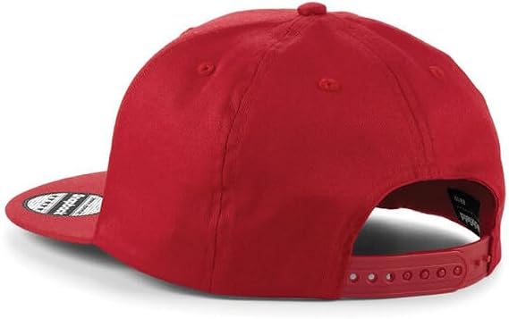 Beechfield B610.BLK Unisex 5-Panel Snapback Cap - Black, One Size