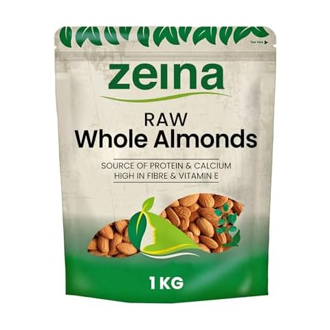 Zeina California Raw Almonds Vegan Snack 1Kg Cover