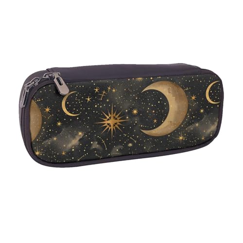 Astuccio per matite cancelleria trucchi contanti portamonete Luna Sole Stelle 16 Taglia unica Organizer per borse