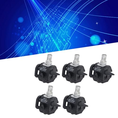 Conector de perforacion para evitar cortes de luz con abrazadera resistente 1KV 5