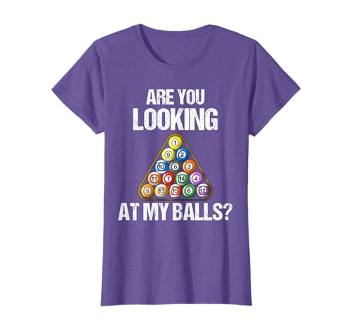 Funny Billiards Gift For Men Cool Pool Game Balls Joke Lover T-Shirt