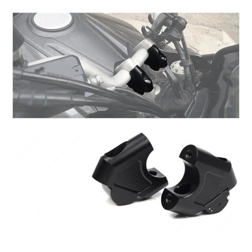 Abrazadera de elevaci&oacute;n motocicleta aluminio negro plata para TRK 702 X 2