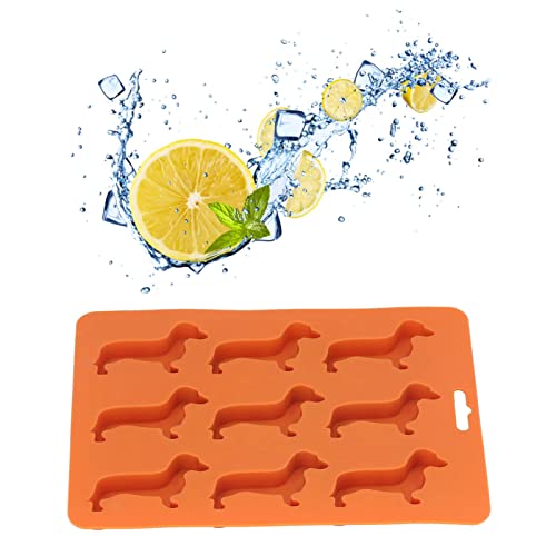 Molde para cubitos de hielo en silicona con forma de perro miniatura 6