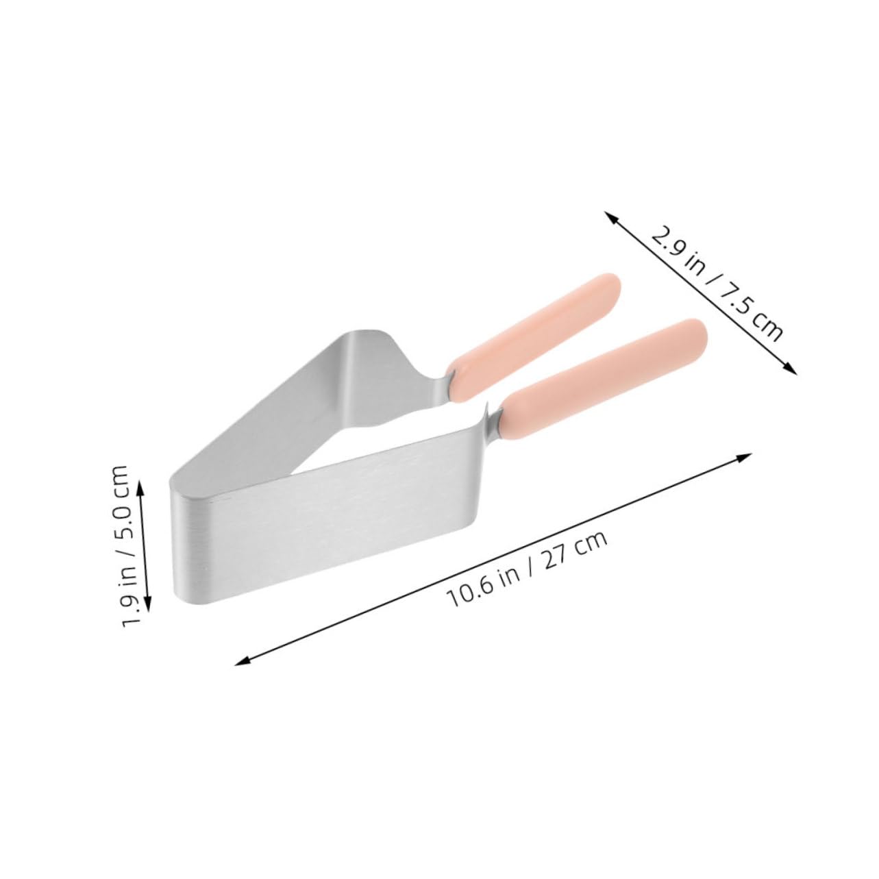 Healifty 4Pcs Stainless Steel Cake Slicer and Server Professional Party Cake Cutter for Weddings Gatherings and Banquets Effortless Slicing Easy to Clean Stain Resistant Design