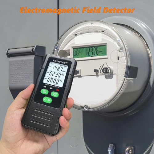Image of EMF Detector Meter, Detect All 3 Types of Electromagnetic Radiation | EMF Tester for Cell Towers, Smart Meters, EMF Reader, For Home, Office