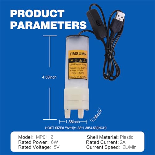 Image of Food Grade Portable USB Small Auto Siphon Electric Wine Pump,DC 5V,2LPM