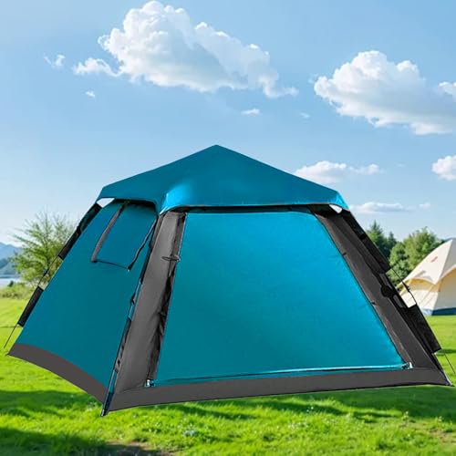 Carpa automática hidráulica impermeable para camping, espacio para 3 o 4 personas miniatura 4