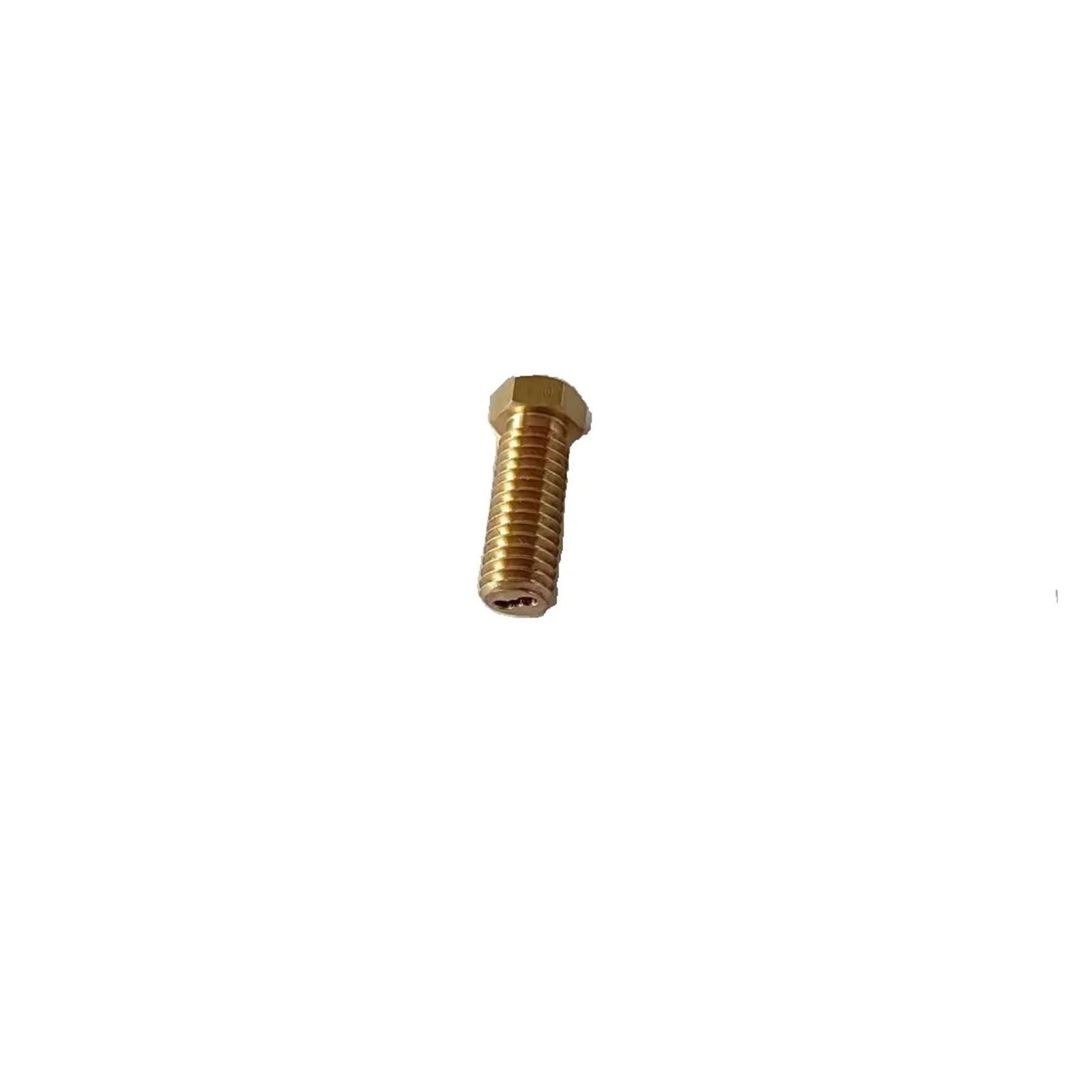 5PCS V400 3D Drucker Hot End Düse Messing Druckkopf Block Doppel Löcher 0,4mm Extruder Teil for 1,75mm Filament