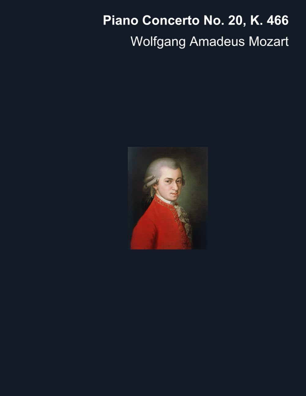 Mozart Piano Concerto No. 20, K. 466 in d minor (Annotated): Bound full score and piano solo