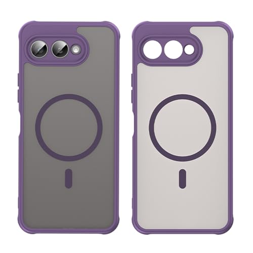 Image of Compatible with T-Mobile Revvl 8 Case Cover,Compatible with MagSafe,Anti-Fall,Compatible with T-Mobile T Phone 3 5G Cell Protective Phone Case Purple