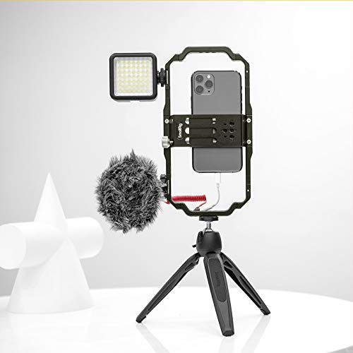 SMALLRIG Smartphone Video Rig, Fotografie Filmerstellung mit 2 Cold Shoe Mounts Handy Video Stabilisator für Video… – Bild 8